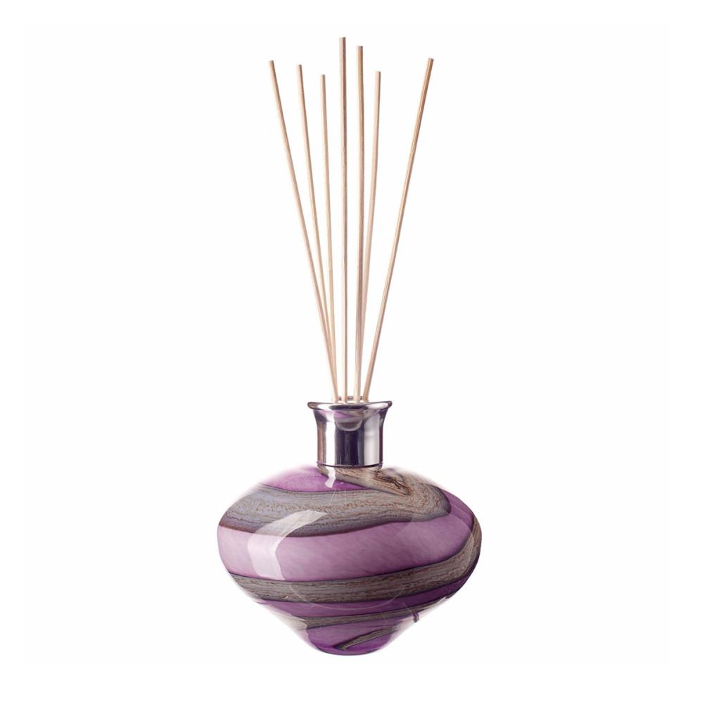 Amelia Art Glass Violet Sands Oval Reed Diffuser £18.44
